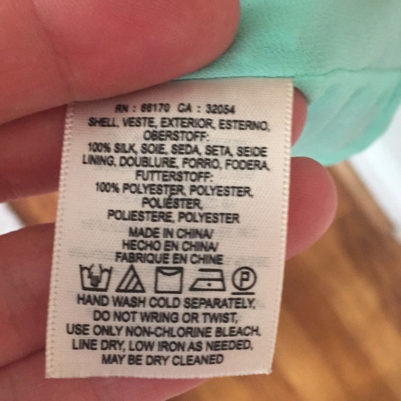 Maeve Cleome Watercolor Silk dress - Picture 6 of 8